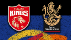 Listen: IPL – Punjab Kings v Royal Challengers Bangalore