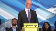 Swinney launches SNP campaign with attacks on Tories and Labour