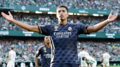Bellingham scores again but Real are held by Betis