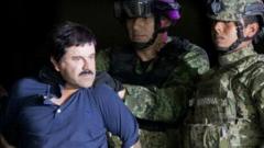 El Chapo ayaa dib loo soo qabtay Jimcihii ka dib lix bilood oo uu baxsad ahaa.