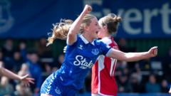 WSL: Two games after Arsenal draw at Everton