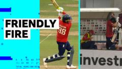 Banton six causes Jacks to duck for cover in England dugout