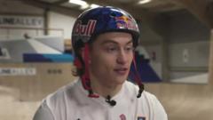 BMX rider sets his sights on a Paris Olympics gold