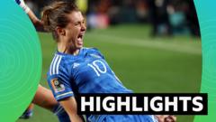 Italy earn late win over Argentina