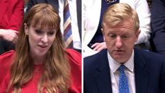 Oliver Dowden and Angela Rayner row over housing at PMQs