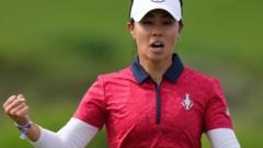 US sweep Europe in opening Solheim Cup session