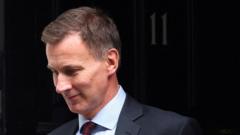 I will only cut taxes in responsible way - Hunt