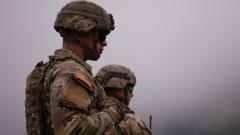 Nato soldiers in Serbia, 2021