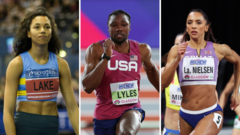 Watch: World Indoor Championships - Lyles, Warholm and GB's Lake & Nielsen in action