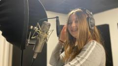 Girl records Christmas song after cancer treatment