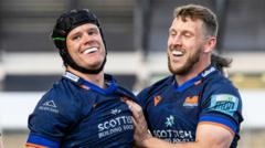 Seven-try Edinburgh crush Ulster to seal play-off spot