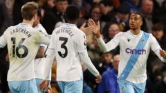 Late Madueke penalty helps Chelsea beat Palace