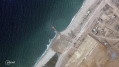 US military begins building Gaza aid pier