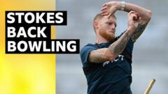Stokes bowls in nets before fourth Test