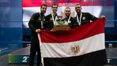 Egypt defeat England to retain squash team title