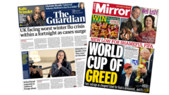 The Papers: 'Worst winter flu crisis' and 'World Cup of greed'