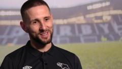 Derby captain Hourihane on coaching aspirations