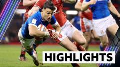 Italy beat Wales in Wooden Spoon decider