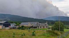 Police declare 'major incident' as weather change increases Cairngorms wildfire risk