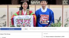Facebook của một nhóm mai mối kết hôn Hàn- Việt