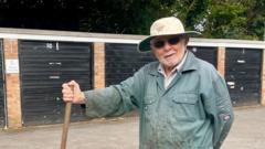 Resident still keeping his village tidy at age 91