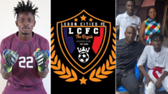 Officials of Professional footballers association vsist William Essu 