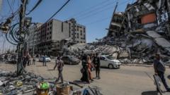 Uharibifu mji wa Beit Hanoun, ukanda wa Gaza