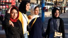 Women wearing hijabs in Alexandria, Egypt (file photo)
