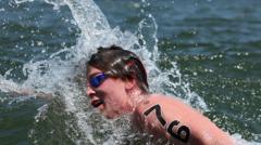 Did Olympian Pardoe Conquer the Three Peaks Swim Challenge?