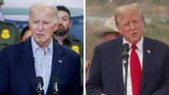 Biden and Trump make competing trips to US border