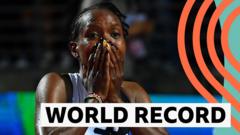 'Sensational' Kipyegon breaks 1500m world record
