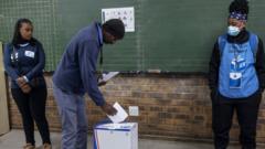South Africans vote in crucial election for the ANC