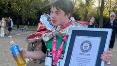 Watch: Runner with Down's syndrome sets record