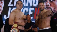 Bulked-up Joyce at career heaviest for Zhang rematch