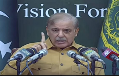 Raiisel wasaaraha Pakistan Shehbaz Sharif 