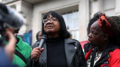 Labour want me excluded from Parliament, Diane Abbott tells supporters