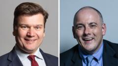 Two ministers quit government in mini-reshuffle