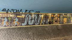 Artwork vandalised one day after being unveiled