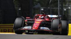 Ferrari's Leclerc fastest in Emilia Romagna Grand Prix first practice
