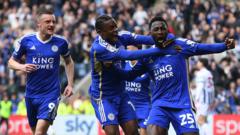 EFL: Leicester 1-0 West Brom - Foxes lead but Albion go close to leveller