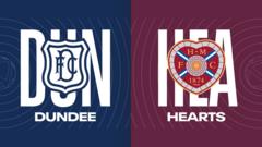 Scottish Premiership: Dundee v Heart of Midlothian