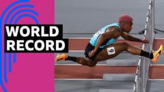 Charlton sets new world record in 60m hurdles