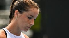 Burrage loses on Australian Open main-draw debut