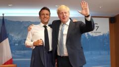 Macron and Johnson