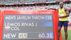 Record Mundial lanzamiento de jabalina