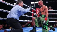 Edwards loses world title as corner stops fight