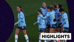 Miedema scores stunner as Man City win six-goal thriller