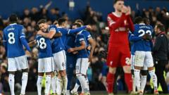 Premier League: Everton beat Liverpool to dent Reds' title hopes