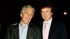 Democrats in Congress release alleged Trump birthday note to Epstein