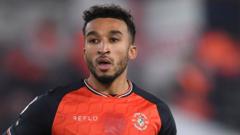 Brown emotional after Luton comeback